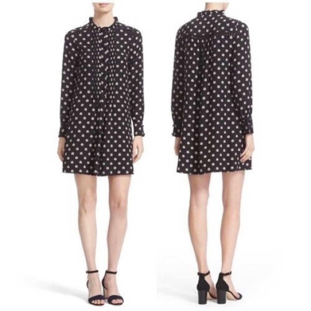 kate spade ditzy swing silk dress